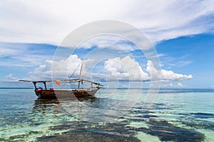 Fisherman boat, Zanzibar Island, Tanzania