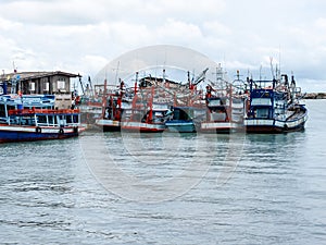 Fisherman boats in Thailand 3