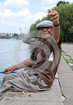 Fisherman caught fishing