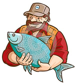 Fisherman With Fish