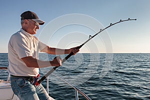 Fisherman fishing