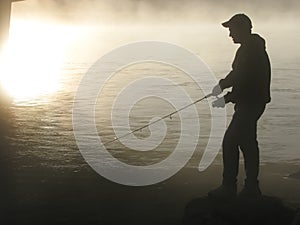 Fisherman in the Fog