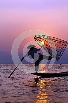 Fisherman in Inle lake