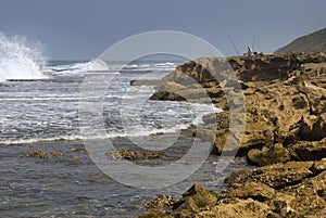 Fisherman at mission rock