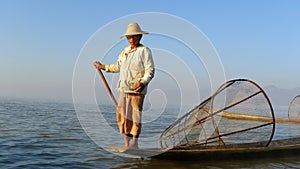 Fisherman in Myanmar