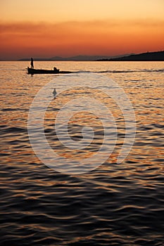 The fisherman in Omis, Croatia