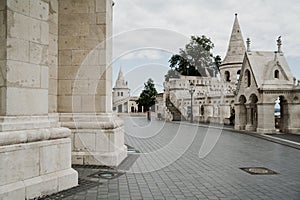 Fisherman`s bastion. Budapest photo