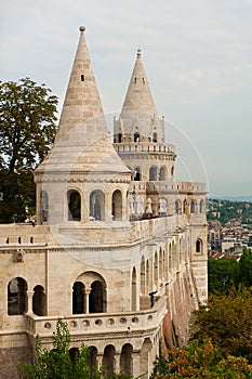 Fisherman's Bastion in Budapest, Hungary