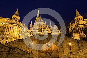 Fisherman's Bastion in Budapest, Hungary