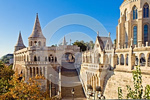 Fisherman's Bastion and Matthias Church, Budapest, Hungary