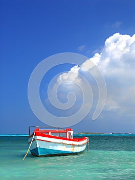 Fisherman's boat in Aruba