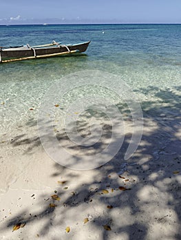 Fisherman's Boat Floating on Clear Seawater