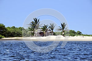 Fisherman's house in Jericoacoara in Brazil