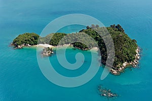 Fisherman`s Island, Abel Tasman National Park, New Zealand