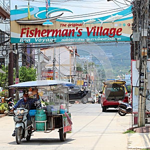 The Fisherman`s Village in the Bophut area is one of the best-known tourist attractions in Koh Samui