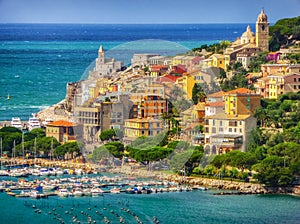 Fisherman town of Portovenere, Liguria, Italy