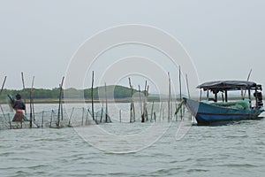 Fisherman & his boat