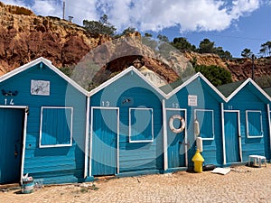 Fisherman& x27;s houses in Olhos de Agua photo