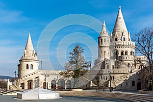 Fishermans Bastion, Buda castle in Budapest