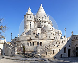 Fishermans bastion in Budapest, Hungary