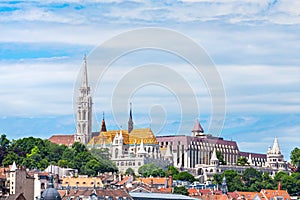 Fishermans bastion castle in Budapest