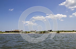 Fishermans camp. Delta of Danube.