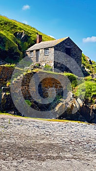 Fishermans cottage at Mullion Cove.