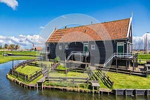 Fishermans house in Enkhuizen in the Netherlands
