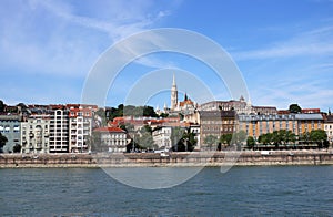 Fishermans towers and old buildings Budapest