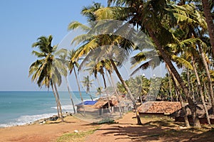 Fishermans village on the Indian ocean coast