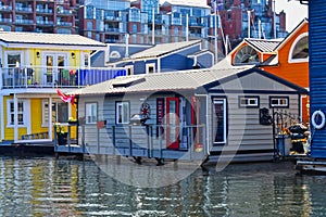 Fishermans wharf  Victoria  Vancouver Island BC