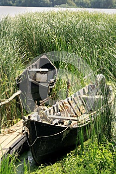 Fishermen boats photo