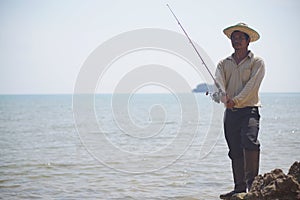 Fishermen are fishing for their livelihood.