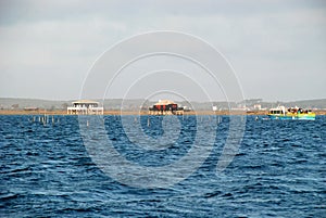 Fishermen houses in Bassin dâ€™Arcachon