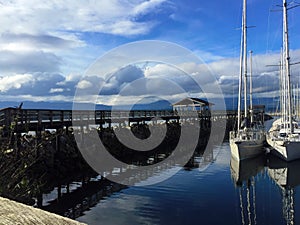 Fishermen`s Wharf, Comox, BC