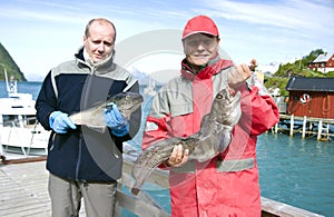 Fishermen and trophy photo
