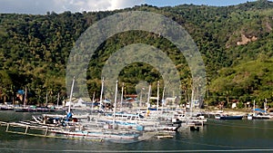 Fishermen Village at Bima , Sumbawa Island in Indonesia