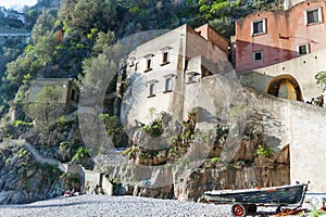 Fishermen village of Furore, Amalfi Coast, Italy, Europe