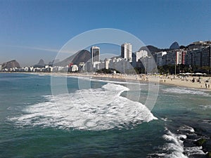 Fishermen Way Path in Leme - Leme Beach - Coast - Rio de Janeiro - Brazil