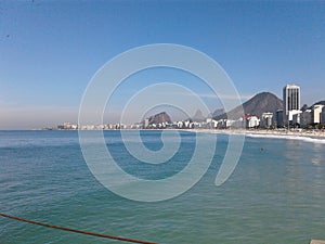 Fishermen Way Path in Leme - Leme Beach - Coast - Rio de Janeiro - Brazil