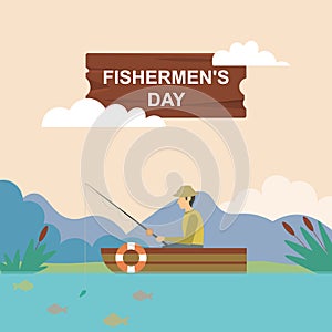 Fishermens Day background