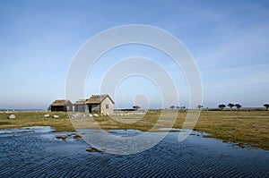 Fishermens old cabins photo