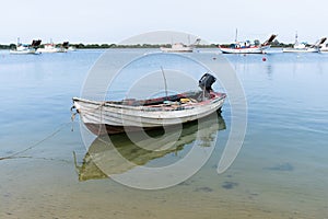 Fishers boat on the water