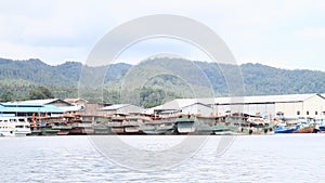 Fishers boats in Bitung