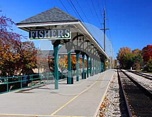 Fishers, Indiana train station