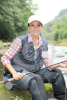 Fisherwoman portrait