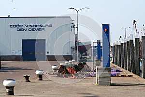 Fishery in the harbor of Den Oever