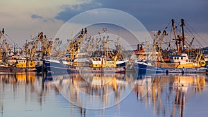 Fishery in Lauwersoog harbor