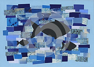 Fishes in the sea - artwork photo