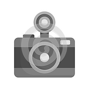 Fisheye camera icon design template vector illustration